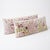 Mid-Century Modern Floral Suzani Lumbar Pillow Cover 18'' X 53'' - Set of Two For Sale - Image 3 of 4