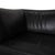 Black Cube Leather Three-Point Lounger For Sale - Image 4 of 14