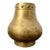 Vintage Modern Brass Planter Catchpot Jardiniere Patina Studded Hammered 13”x12” For Sale