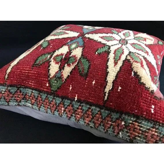Colorful Turkish Wool Bohemian Pillow Cover For Sale - Image 9 of 11