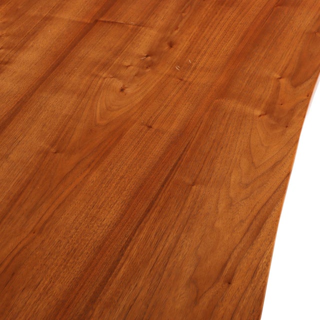 Wood Walnut Dining Table in the Style of Wharton Esherick, 2002. For Sale - Image 7 of 8