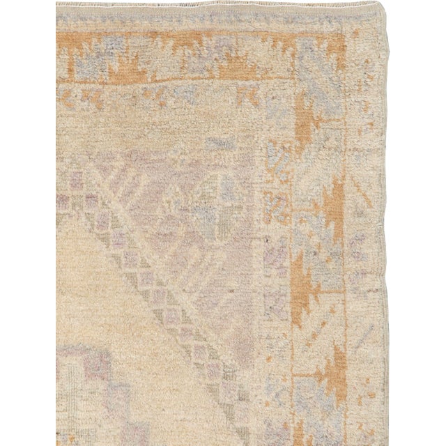 Rustic Galerie Shabab Collection Mid-20th Century Turkish Oushak Rug For Sale - Image 3 of 9