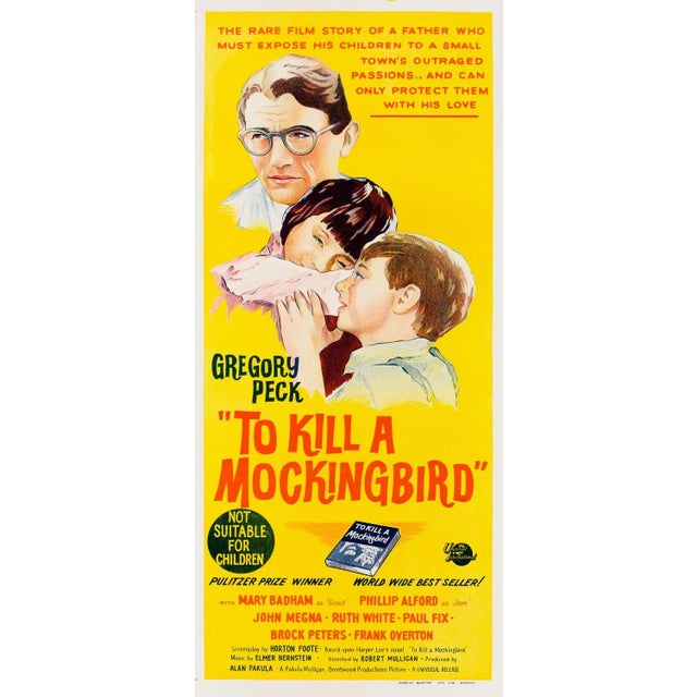 "To Kill a Mockingbird" Original Vintage Movie Poster, Australian, 1964 For Sale - Image 4 of 4