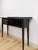 Nichols & Stone Nichols and Stone Solid Black Wood Console Two Drawers Modern Transitional For Sale - Image 4 of 16