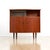 Brown Mid Century Danish Teak Curved Corner Bar Drinks Cabinet For Sale - Image 8 of 12