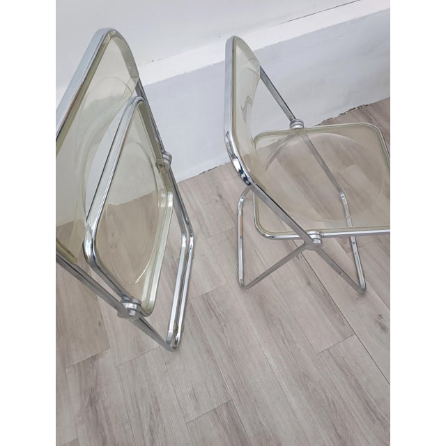 Plia Chairs by Giancarlo Piretti for Anonima Castelli, 1967, Set of 2 For Sale - Image 12 of 16
