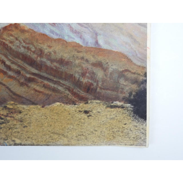 Handcolored Photograph of the Grand Canyon For Sale - Image 4 of 7