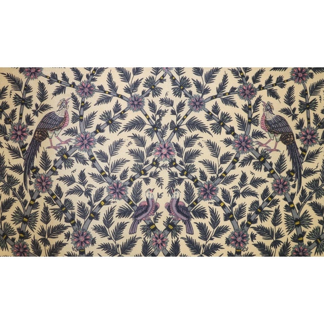 Late 20th Century Liberty of London Peacock Garden Silk Scarf For Sale In Atlanta - Image 6 of 12