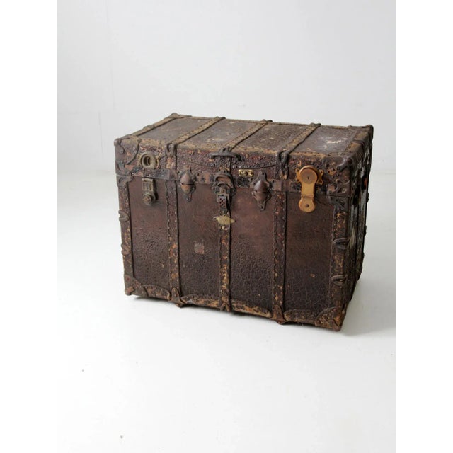 Antique Travel Trunk For Sale - Image 13 of 13