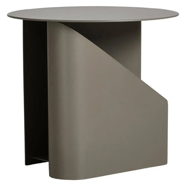 Metal Taupe Sentrum Side Table by Schmahl + Schnippering For Sale - Image 7 of 7