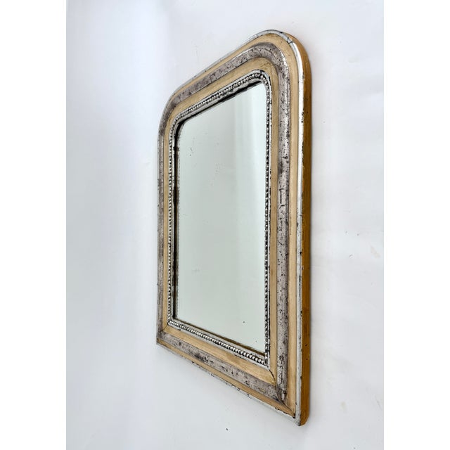 Antique Silver Louis Philippe Mirror For Sale - Image 4 of 7