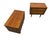 Mid-Century Modern 2-Drawer Walnut Nightstands - Set of 2 For Sale - Image 4 of 9