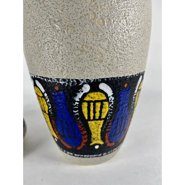 Fat Lava Vases from Dümler&Breiden, West Germany, 1960, Set of 2 For Sale - Image 4 of 8