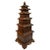 Chinoiserie Vintage Chinese Split Reed Bamboo 6-Tier Pagoda Tower For Sale - Image 3 of 8