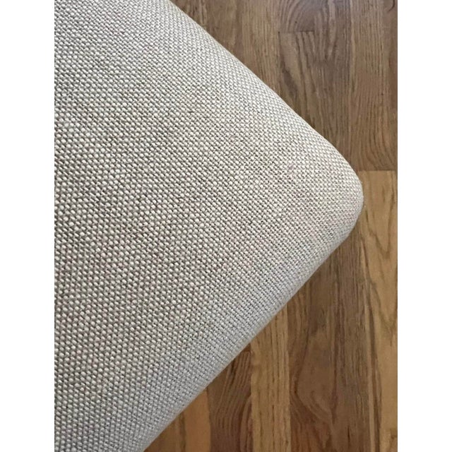 The weight of this stool will surprise you. It’s incredibly solid. Made from cast iron and linen, beauty meets function....