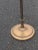 Vintage brass 3 three arm floor lamp with brass a tray in the center of the pole for a drink, ashtray or whatever