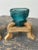Vintage Make-Do Hemingray Glass Insulator Candleholders With Laminated Wood Bases, a Pair, Circa Mid 20th Century For Sale - Image 10 of 18