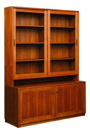 Mid-Century Bookcase in Teak and Pine