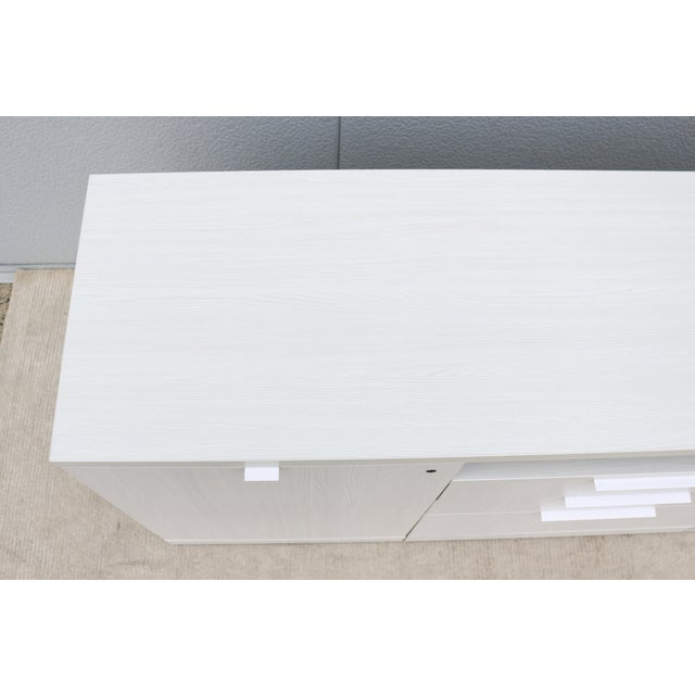 Modern Minimalist Knoll Reff Profiles Classic Credenza Sideboard in Whitened Ash For Sale - Image 12 of 18