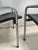 1970s Set of Industrial Chrome and Skai Lounge Chairs by Just meijer for Kembo, 1970s For Sale - Image 5 of 9