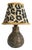 Geometrical Pattern Relief Zoca Table Lamp by Sonja Katzin for Nilsjohan, Sweden, 1950s For Sale