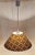 Vintage Ceiling Lamp with Patterned Fabric Shade, 1990s For Sale - Image 3 of 7