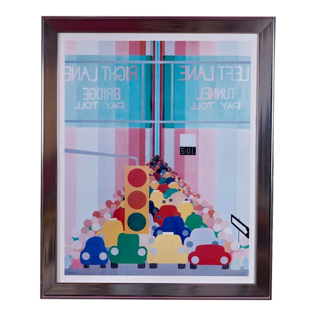 "5:01 by Carol Dahl Framed Print Signed For Sale