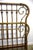 Antique Art Nouveau Brass Full Bed With Scrollwork & Engraved Details, C. 1900 For Sale - Image 4 of 10