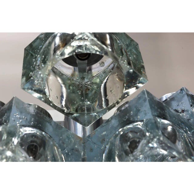 Gaetano Sciolari Ice Cube Chandelier for Lightolier For Sale - Image 10 of 11