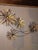 Metal Mid Century Modern Brutalist Brass and Copper Four Starburst Wall Sculpture For Sale - Image 7 of 12
