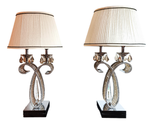 Table Lamps with Swarovski Crystals from Gallo Design, 2000s, Set of 2