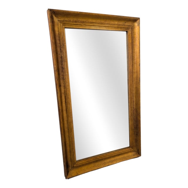 Vintage Mirror in Gilded Wooden Frame, 1970 For Sale