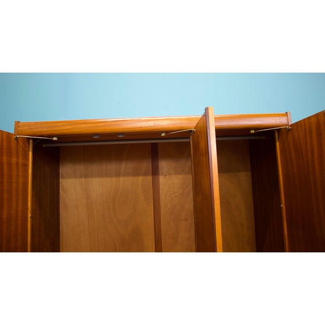 Brown Teak Wardrobe from Elliots of Newbury, 1960s For Sale - Image 8 of 10
