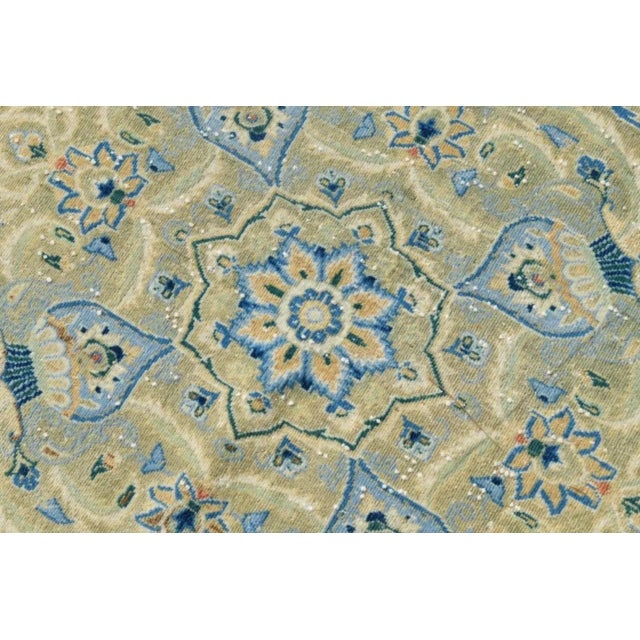 1960s Olive Green Design Wool Anatolian Turkish Oversize Floor Rug For Sale In Phoenix - Image 6 of 11