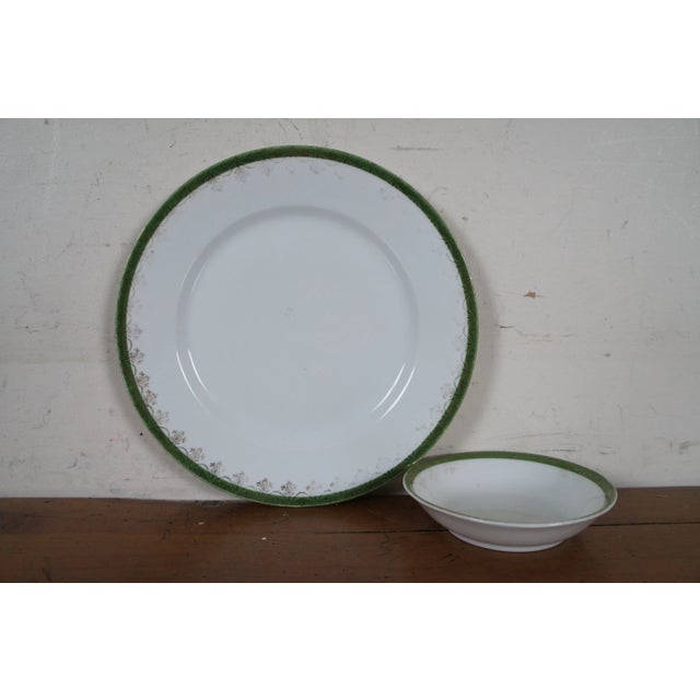 Antique Adolf Persch Ap Austria 18 Piece China Demitasse Tea, Coffee, Dessert & Casserole Set For Sale - Image 9 of 12