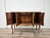 Small Baroque-Style Walnut Sideboard with Four Doors, 1960 For Sale - Image 11 of 18