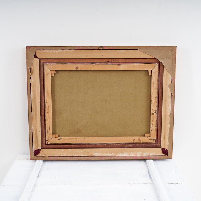 E. Cano, Landscape, Oil on Canvas, 1970s For Sale - Image 6 of 7