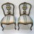 Late 19th Century Late 19th Century Vintage Italian Green Painted, Carved and Gilt Louis XV Side Chairs- A Pair For Sale - Image 5 of 12