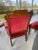 Red Late 19th Century Eastlake Tufted Velvet Chairs- Set of 2 For Sale - Image 8 of 12
