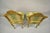 Wood Late 20th Century Vintage French Louis XV Style Gold Giltwood Carved Boudoir Side Chairs - A Pair For Sale - Image 7 of 10