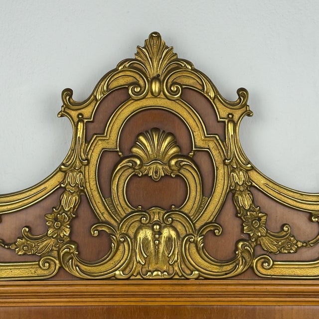 Large Vintage Wooden Wall Mirror, Italy, 1950s For Sale - Image 13 of 18