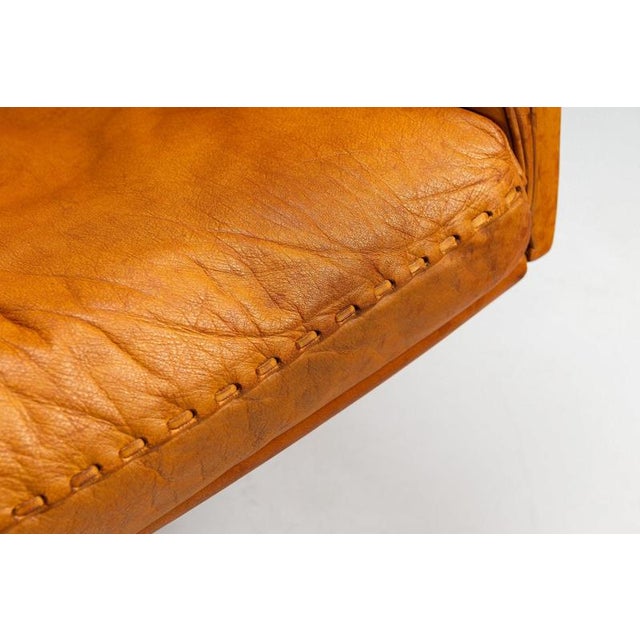 Vintage DS-31 High-Back Lounge Chair in Naturel Leather from de Sede, 1970 For Sale - Image 16 of 18