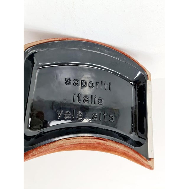 Brown Italian Space Age Lounge Chair by Giovanni Offerdi for Saporiti, 1970s For Sale - Image 8 of 11
