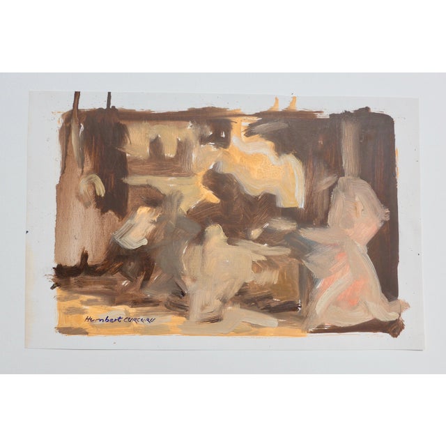 Contemporary Abstract Room - Monoprint on Paper For Sale In Los Angeles - Image 6 of 6