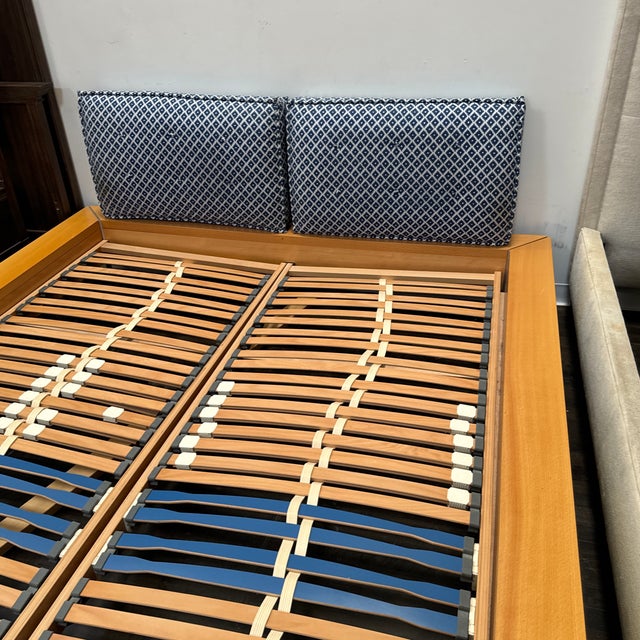 European King 1990's Ligne Roset Peter Maly Parallel Bed Frame For Sale - Image 12 of 12