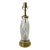Vintage Royal Brierley Crystal & Solid Brass Table Lamp For Sale