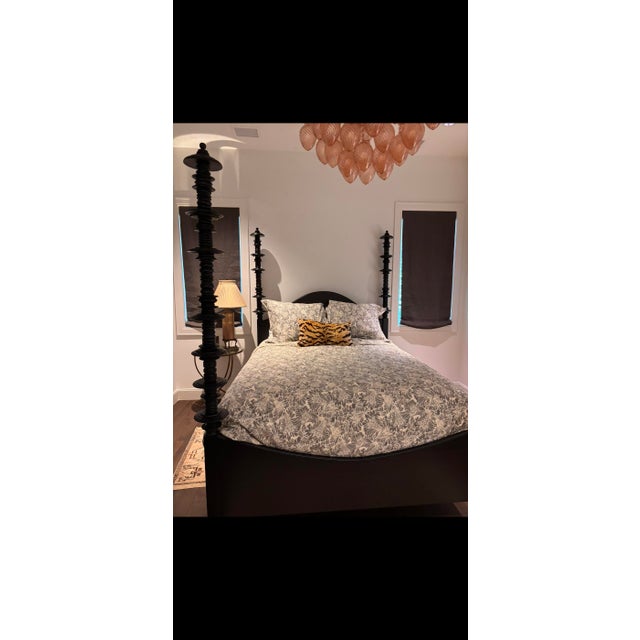 This queen size Noir Ferret bed has been a favorite of ours and our guests! It has resided in our guest room and is built...