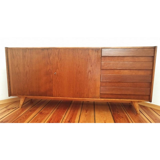 Czechoslovakian Sideboard by J. Jiroutek for Interier Praha, 1960s For Sale - Image 16 of 18