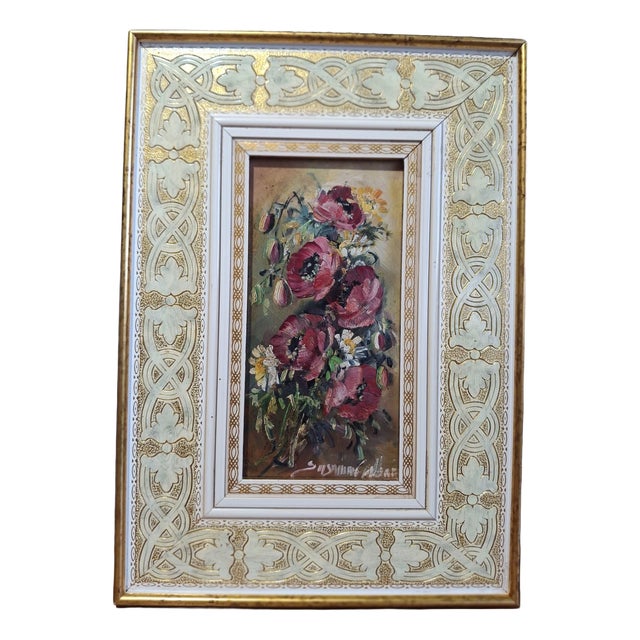Susanna Gelton, Bouquet of Flowers, 1999, Oil Painting on Panel For Sale