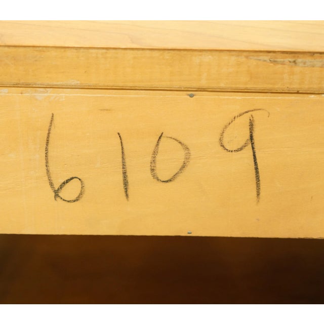 Cavalier Furniture Solid Hard Rock Maple Mid Century Modern 20" Open Cabinet Nightstand For Sale - Image 12 of 13